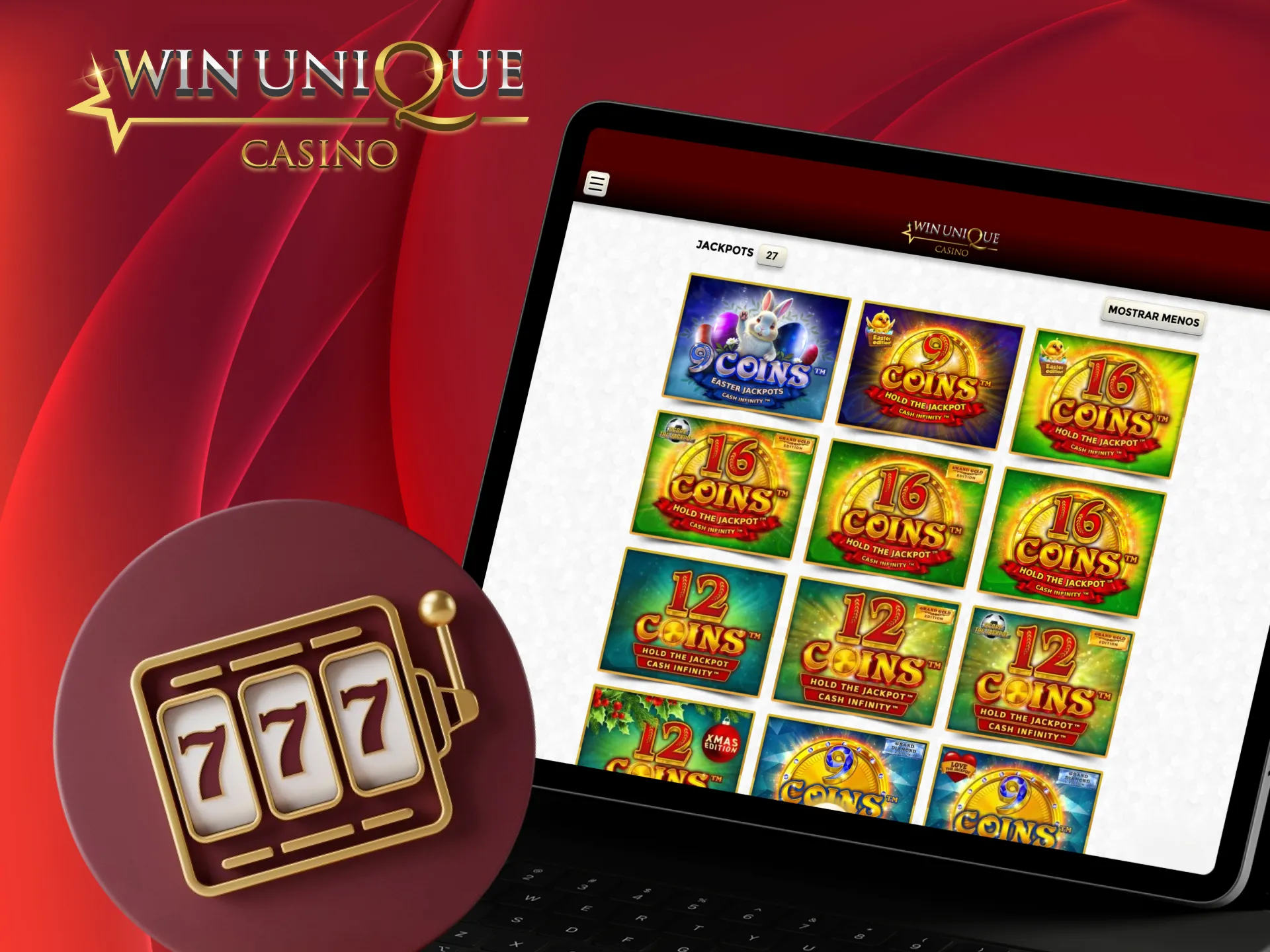 Explora grandes jackpots en Unique Casino ahora.